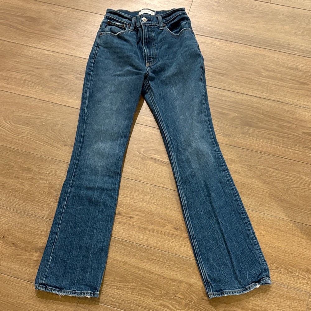 Abercrombie & Fitch Dark Blue Flare Jeans
